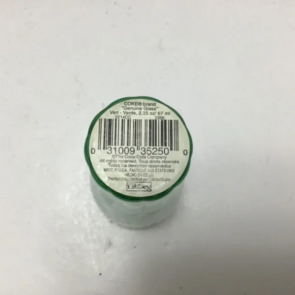 Libbey Miniature Green Coca-Cola Glass 1980s - Picture 5 of 6